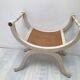 Curule stool cannage 1900s