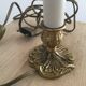Bronze candlestick lamp