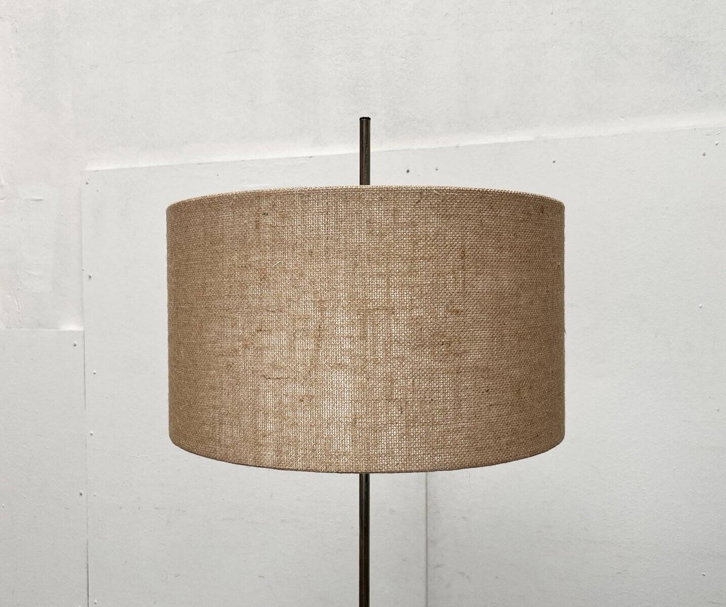 Minimalist German tripod floor lamp from the mid-century, 1960s.