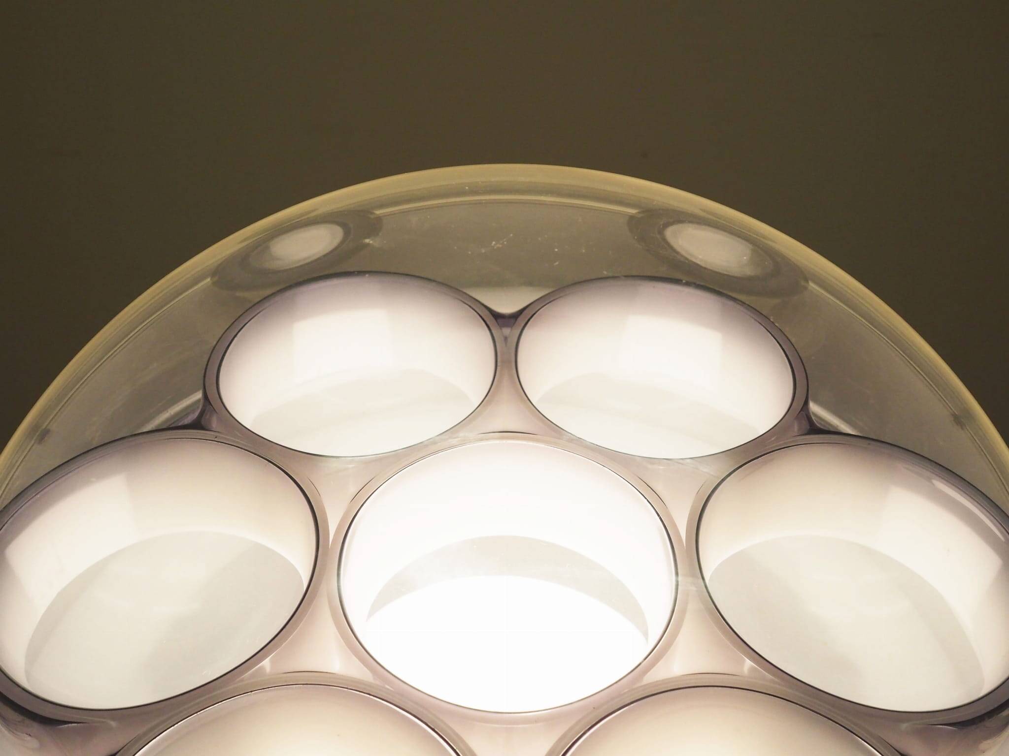 Floor lamp with ashtray, Space Age design, 1960s, production: Italy