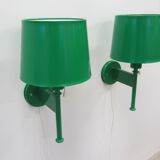 Pair of Scandinavian Luxus wall lamps by Uno and Östen Kristiansson