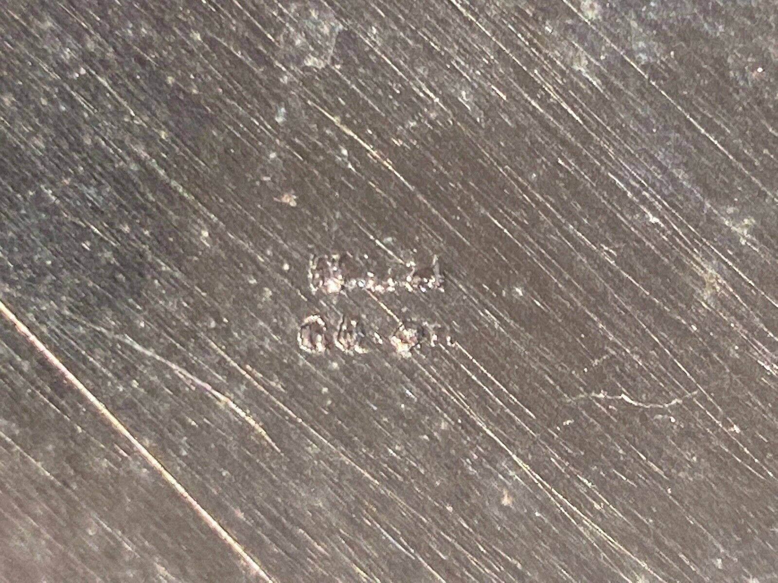 Coupe ou coupelle art déco moderniste en métal argenté estampillé - a voir !!!