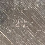 Coupe ou coupelle art déco moderniste en métal argenté estampillé - a voir !!!