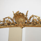 English victorian giltwood wall mirror - 174x138cm