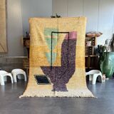 Grand tapis berbere multicolores Boujad
