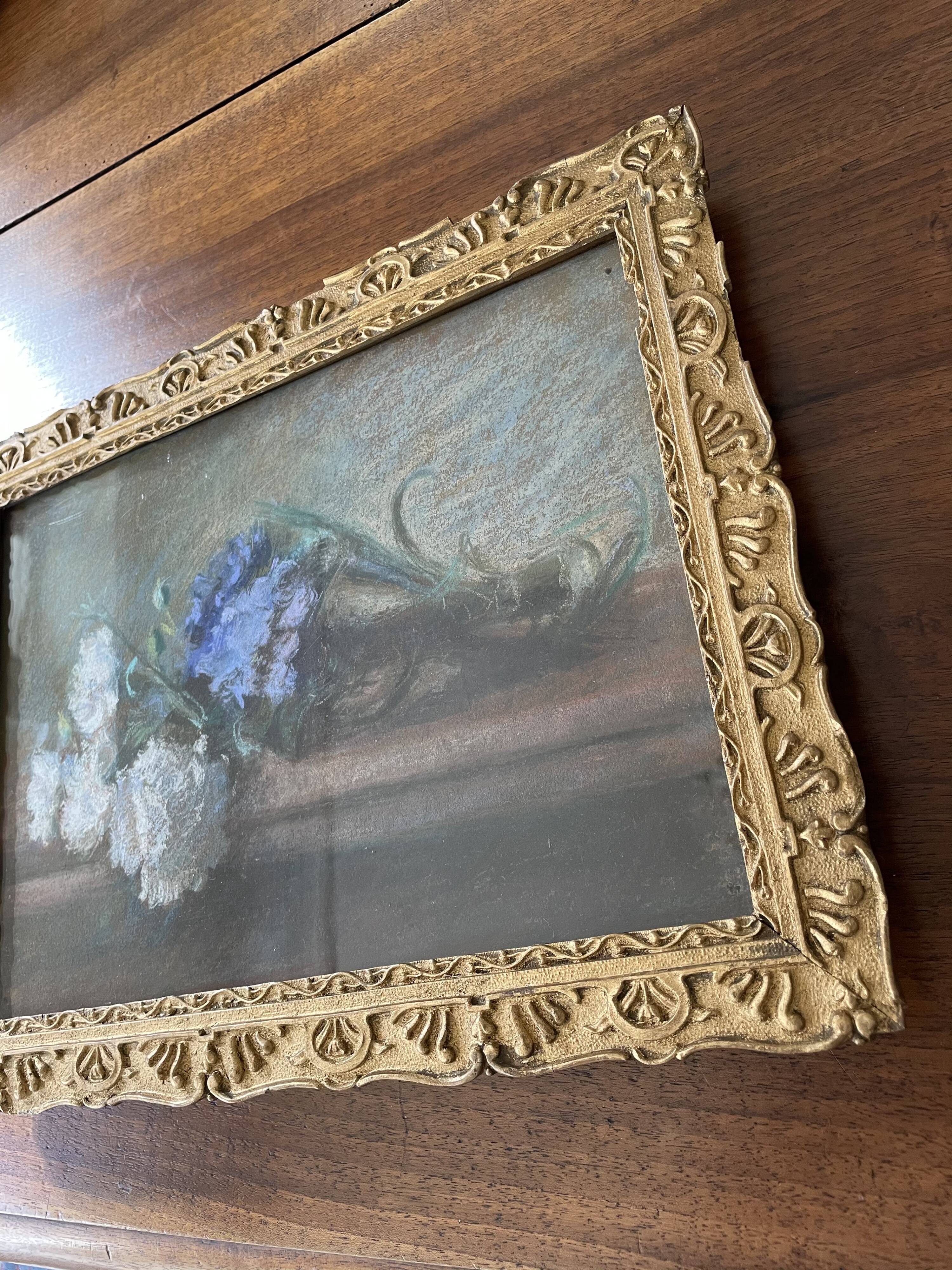 Pastel flower bouquet table