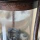 Old numbered miner's lamp