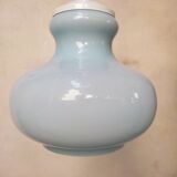 Blue opaline hanging lamp