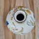 Antique hand-decorated faience vase – floral and bird design