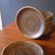 Dessert service, 18 plates and a sandstone dish from Salins les Bains, 1960s