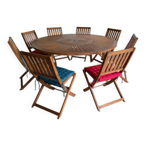 Salon de jardin en teck