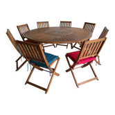Teak garden furniture
