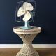 Vintage calor tilting fan mint
