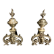 Brass chenets (pair)