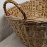 Large vintage wicker basket