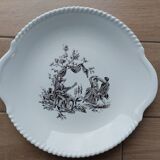 Serving dish Lunéville Badonviller