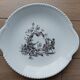 Serving dish Lunéville Badonviller
