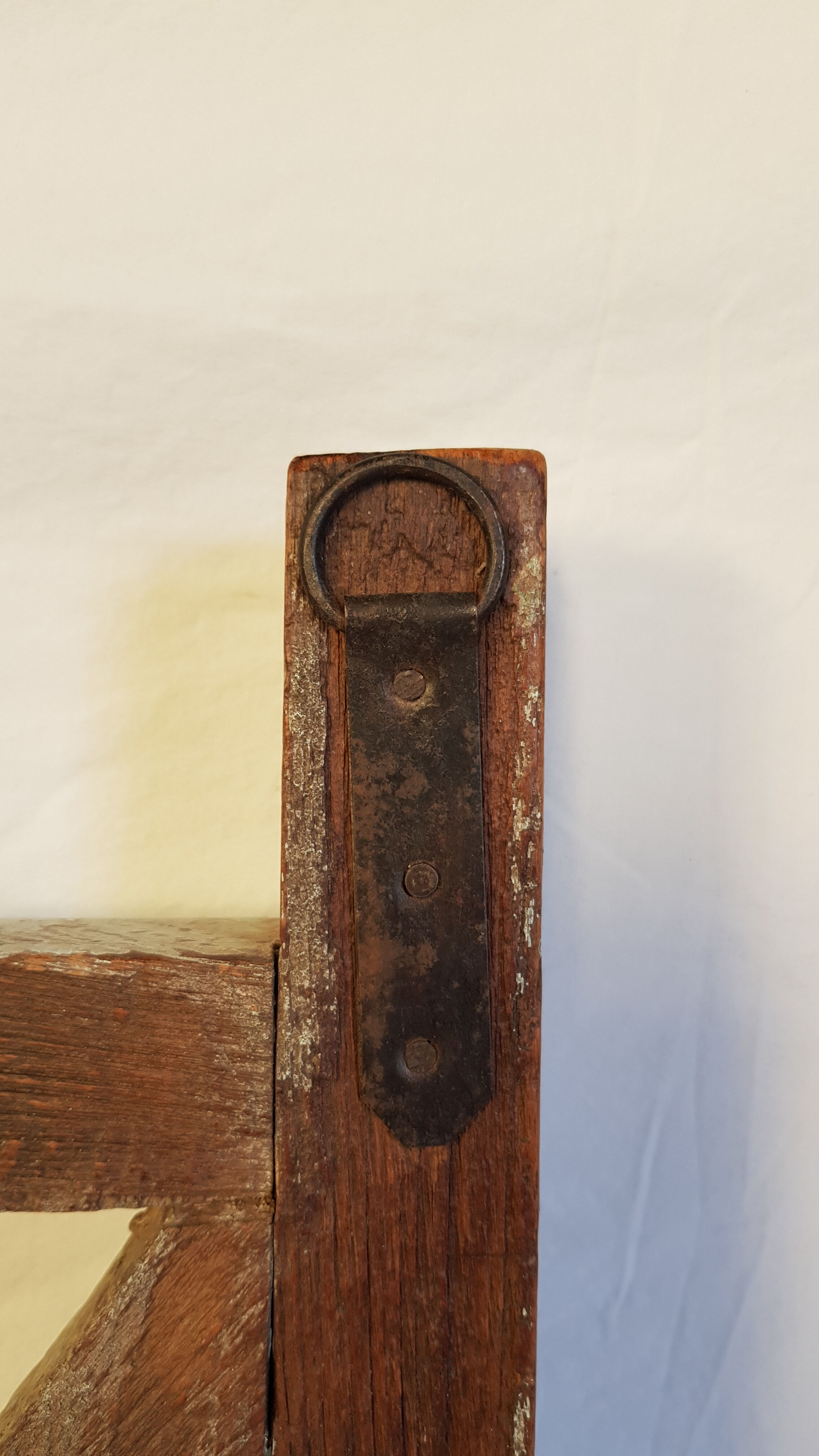 Old mirror claustras in Burmese teak