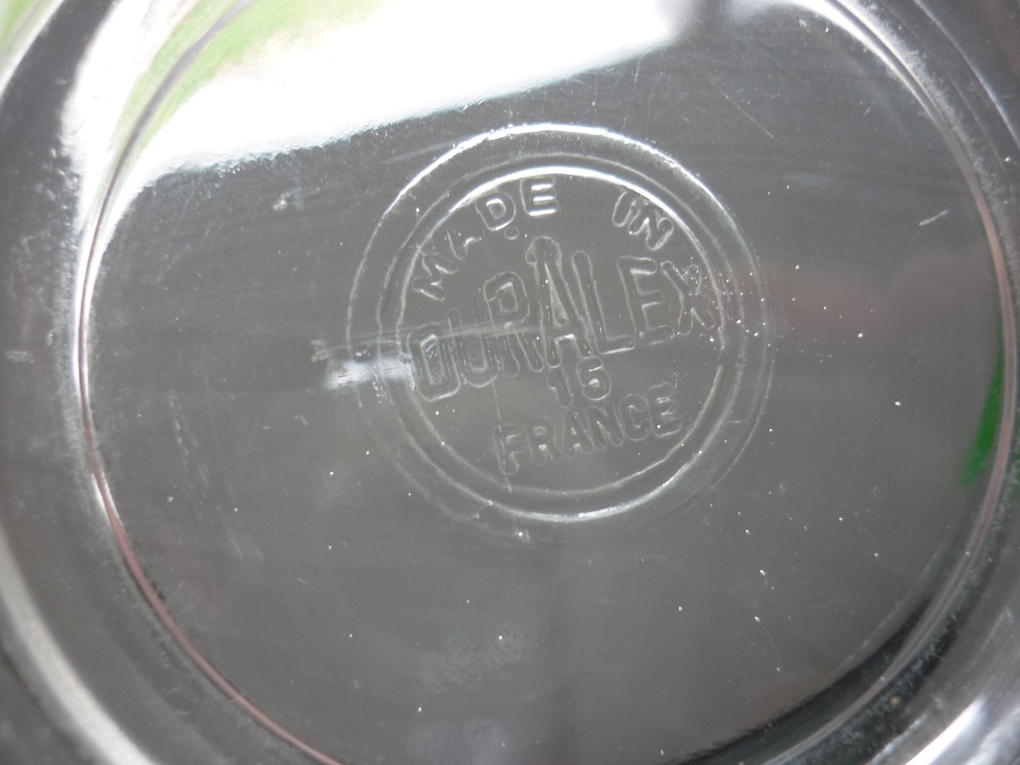 2 vintage Duralex cups