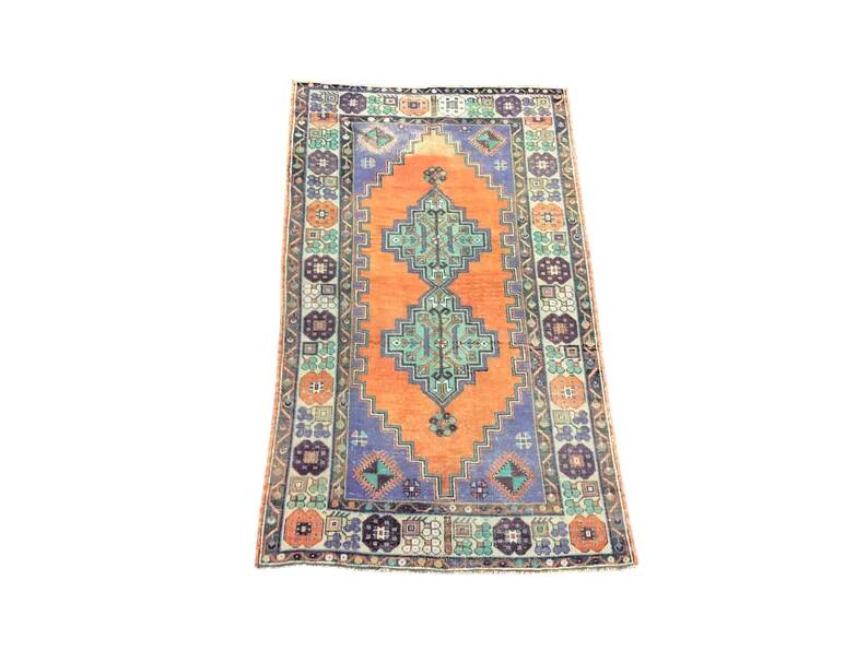 Colourful Oushak Turkish Carpet