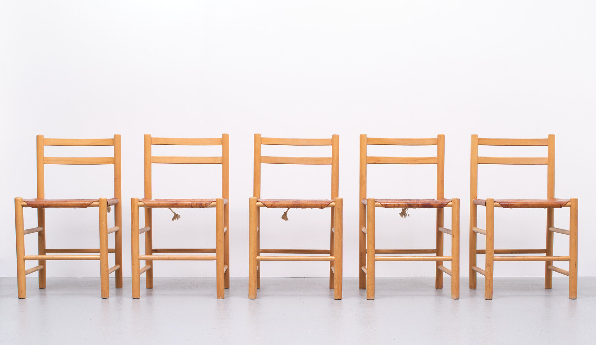 Ate Van Apeldoorn for Houtwerk Hattum Chairs Dutch 1960s
