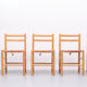 Ate Van Apeldoorn for Houtwerk Hattum Chairs Dutch 1960s