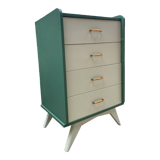 Compass foot chest of drawers