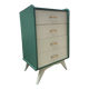 Compass foot chest of drawers
