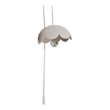 Petal lamp in greige and linen