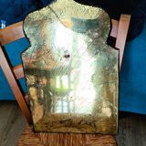 Moroccan brass mirror