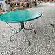 Wrought iron garden table
