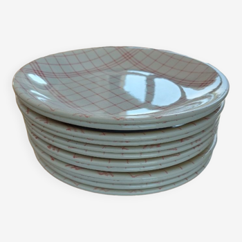 Assiettes plates Gien