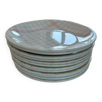 Assiettes plates Gien