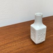 Brutalist porcelain vase from mid-century Wunsiedel Bavaria Porcelain, 1960s.