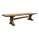 Oak table, monastery-style table.