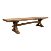 Oak table, monastery-style table.
