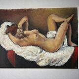 Painting on panel - - Signed François Jacquart
