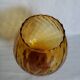 Amber glass or crystal bowl