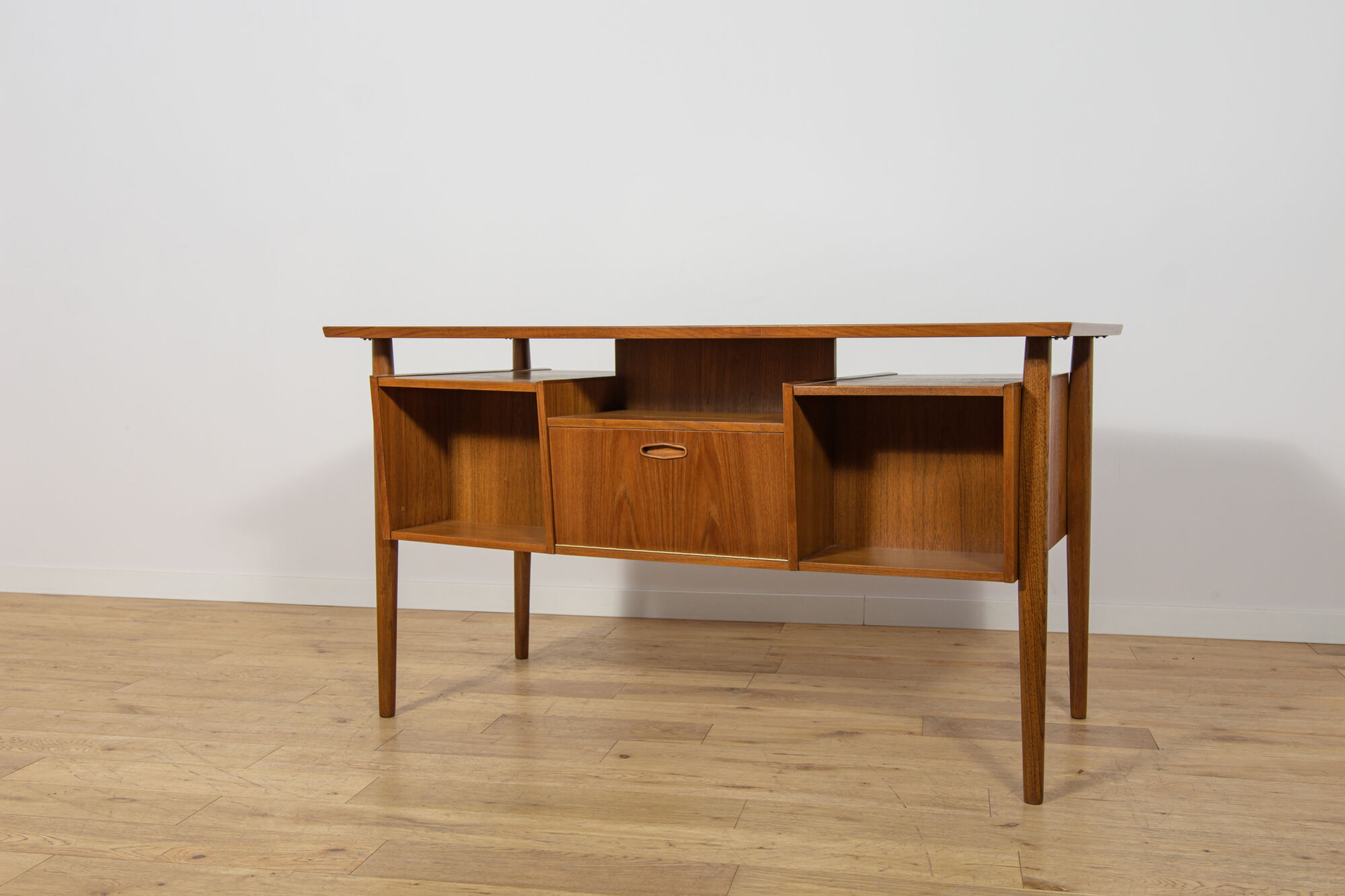 Mid-Century Teak Desk by Gunnar Nielsen Tibergaard, Denmark, 1960s