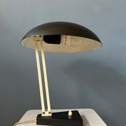 Lampe de bureau flexible vintage noire par Hala