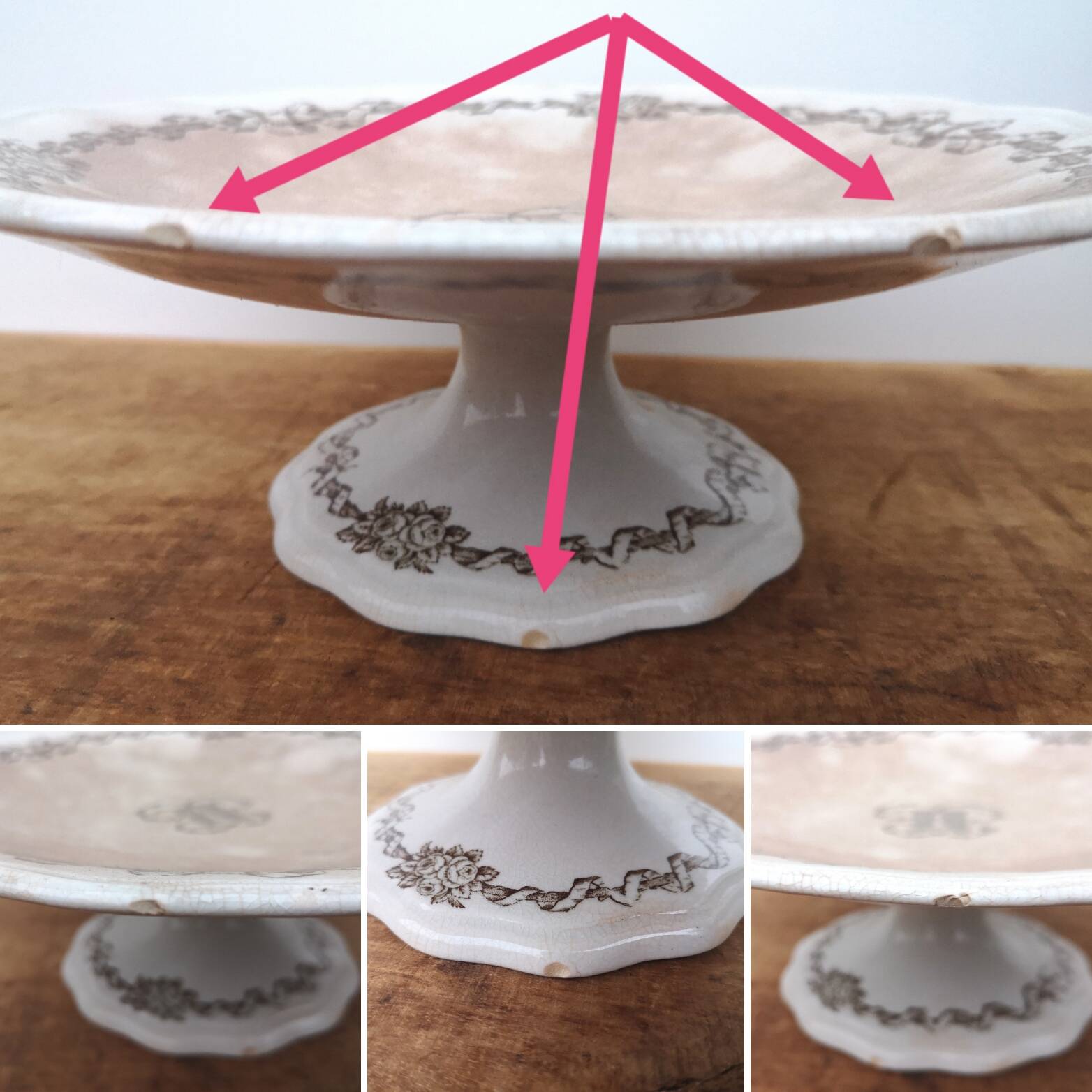 BWM & Co English compote bowl (Brown Westhead Moore)