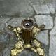 Solid brass Art Nouveau lamp base