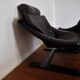 Pair of Scandinavian armchairs and footrests