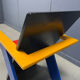 Colourful postmodern armchair, 1980s