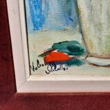 Oil on canvas signed