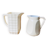 Duo de pichet ancien en ceramique.