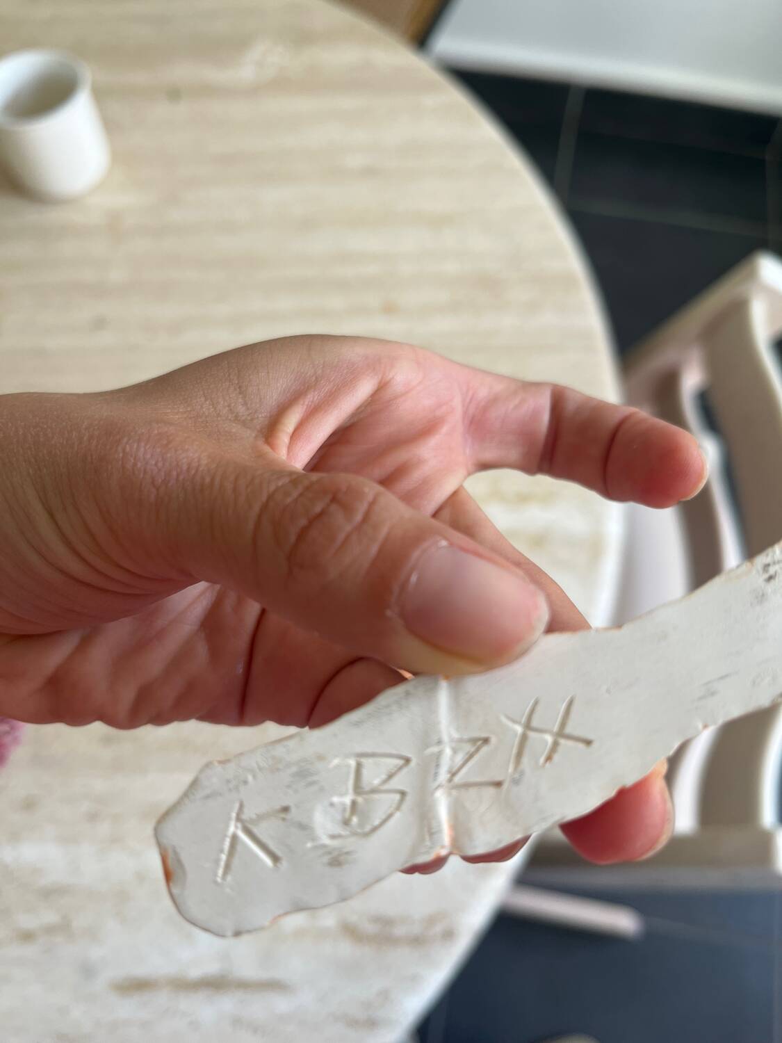 4 ceramic langoustine knife rests