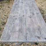 tAble vintage wooden farmhouse 2m, X feet