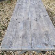 Table ferme  vintage en bois 2m, pieds en x