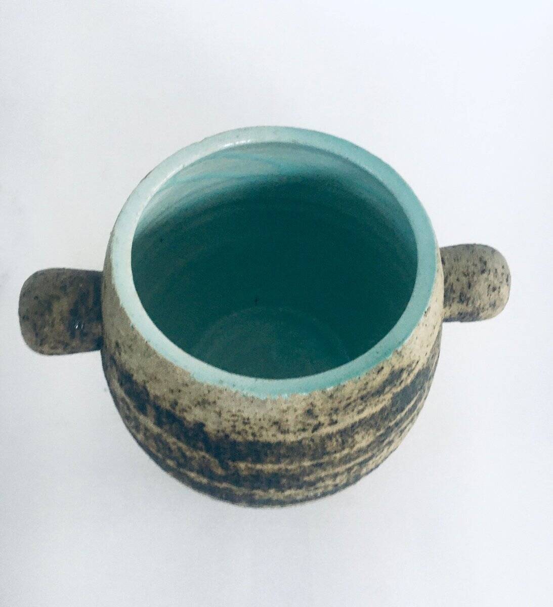 Brutalist Dutch Art Ceramic Pot by Pieter Groeneveldt, Netherlands, 1960s